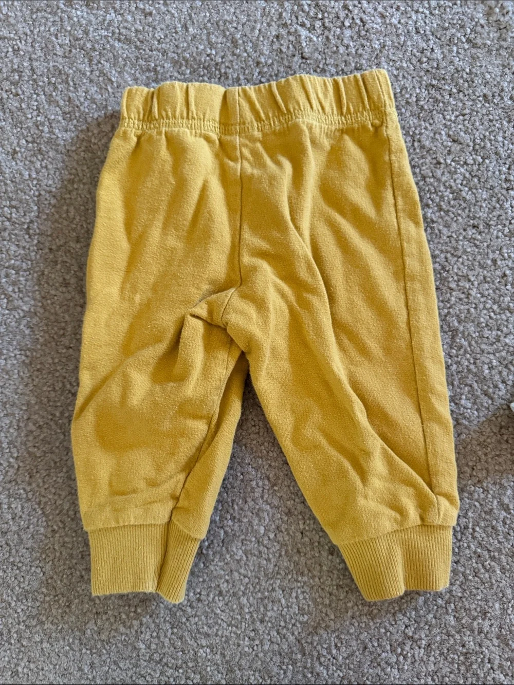 Carter's Set - Beige Forest Print Top with Mustard Pants Kids